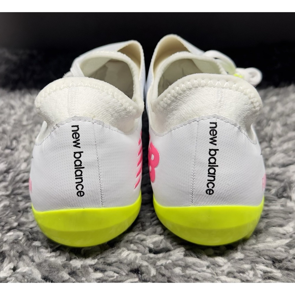 New Balance Soccer Cleats Shoes Mens Size 12 White Neon Furon Dispatch‎ FG V7 - Picture 5 of 9